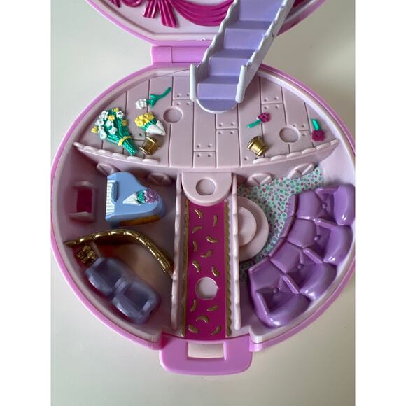 Vintage Polly Pocket Grand Ballet Ballerina Compact 1993 W/ 1 doll - Picture 5 of 6